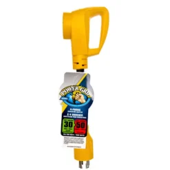 Camco 12 in. 50 amps Power Grip Generator Adapter 1 pk