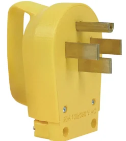 Camco 2.9 in. 50 amps RV Male Plug Replacement 50 AMP 1 pk