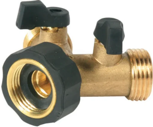 Camco 1 in. Hose X 1 in. Brass Shut-Off Valve