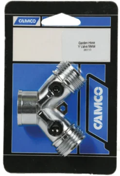 Camco 1 in. Hose X 1 in. Galvanized Malleable Iron 3-Way Valve