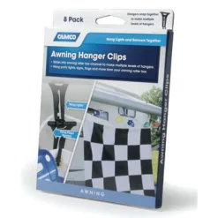 Camco Black Polypropylene RV Awning Hanger Clip