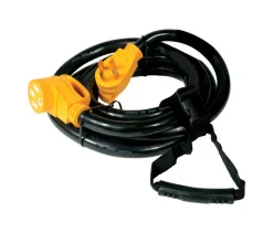 Camco Power Grip 15 ft. 50 amps RV Extension Cord 1 pk