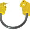 Camco Power Grip 2.3 in. 50 amps Dogbone Adapter 1 pk