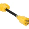 Camco Power Grip 12 in. 30 amps RV Generator Adapter 30 AMP 1 pk