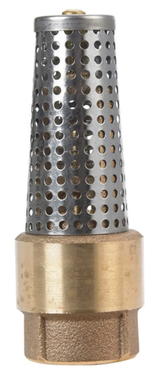 Campbell 1 in. D X 1 in. D FNPT x FNPT Brass Foot Valve