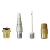 Campbell Hausfeld Brass/Steel Air Blow Gun Inflator Kit 1/4 in. NPT 4 pc
