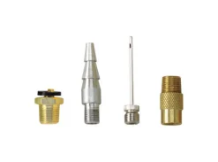 Campbell Hausfeld Brass/Steel Air Blow Gun Inflator Kit 1/4 in. NPT 4 pc