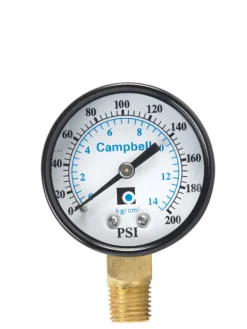 Campbell Pressure Gauge 200 PSI