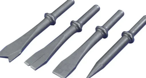 Campbell Silver Steel Hausfeld Air Chisel Set Kit