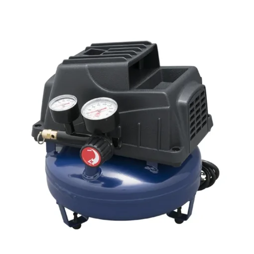 Campbell 120V Pancake Style Consumer Grade Air Compressor 1 gal. with Inflation Kit