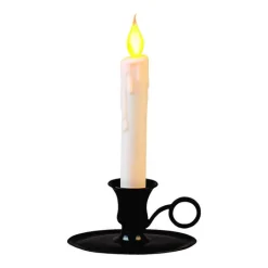 CANDLE AGED BROWN 8"H
