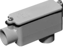 Cantex 1 in. D PVC Conduit Body For PVC 1 each
