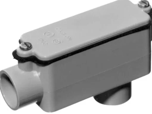 Cantex 1 in. D PVC Conduit Body For PVC 1 each