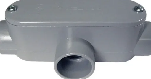 Cantex 3/4 in. D PVC Conduit Body For PVC 1 pk