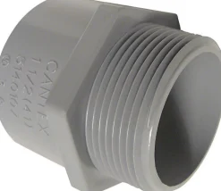 Cantex 1-1/4 in. D PVC Male Adapter For PVC 1 pk
