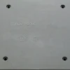 Cantex New Work Square PVC 2 gang Outlet Box Gray