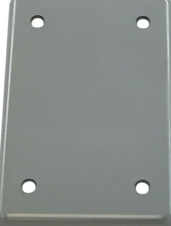 Cantex Rectangle PVC 1 gang 4-3/4 in. H X 3 in. W Box Cover