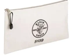 CANVAS ZIPPER BAG 12.5X1