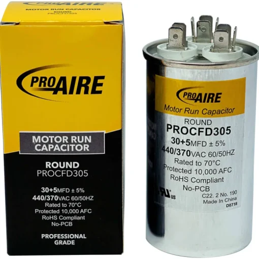 CAPACITOR RND 30+5 MFD
