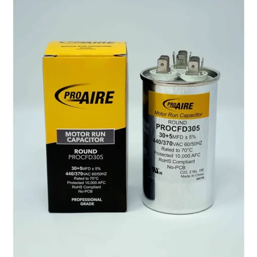 CAPACITOR RND 30+5 MFD