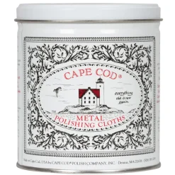Cape Cod Vanilla Scent Metal Polish 3 oz Cloth