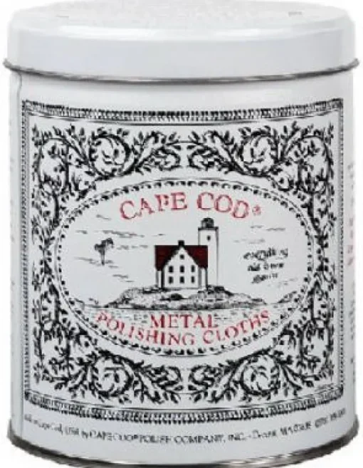 Cape Cod Vanilla Scent Metal Polish 3 oz Cloth