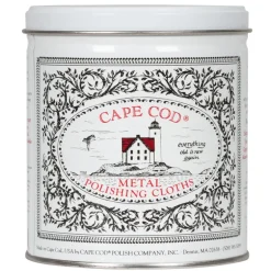 Cape Cod Vanilla Scent Metal Polish 3 oz Cloth