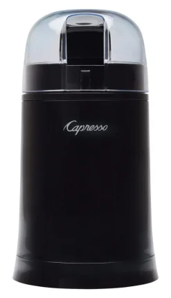 Capresso Black Metal/Plastic Coffee and Spice Grinder 3-1/2 oz