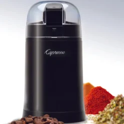 Capresso Black Metal/Plastic Coffee and Spice Grinder 3-1/2 oz
