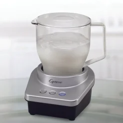Capresso Black/Silver Plastic Milk Frother