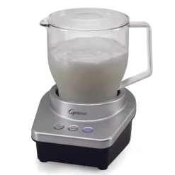 Capresso Black/Silver Plastic Milk Frother