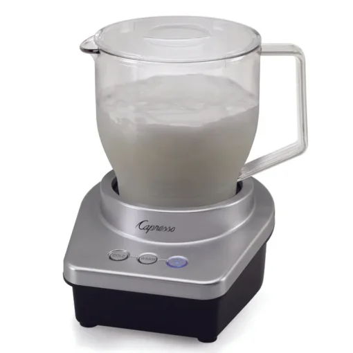 Capresso Black/Silver Plastic Milk Frother