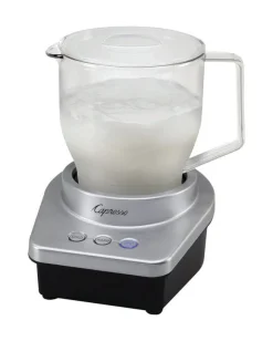 Capresso Black/Silver Plastic Milk Frother