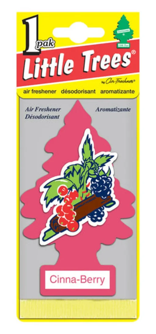 Car Freshner U1P-10318 Cinna-Berry® Little Tree® Air Fresheners (Pack of 24)