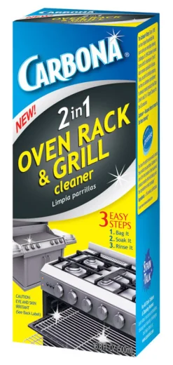 Carbona Stainless Steel Blue No Scent 2-In-1 Liquid Oven Rack and Grill Cleaner 16.8 oz.