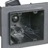 Carlon 36 cu in Rectangle Plastic 2 gang Electrical Box Black