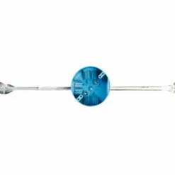 Carlon 20 cu in Round Polycarbonate 1 gang Electrical Box w/Hanger Bar Blue