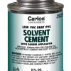 Carlon Gray Solvent Cement For PVC 8 oz