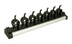 Casabella The Grook 3-1/4 in. H x 16-3/8 in. W x 2 in. D Black Plastic Add-On-Rack