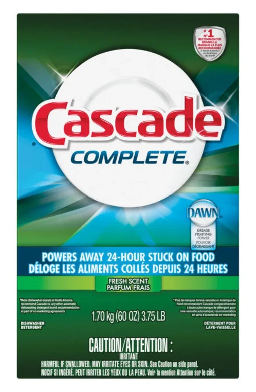 Cascade Dish Powder 60Oz (Pack Of 6)