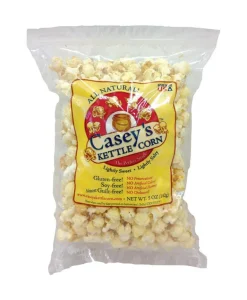 Casey's Kettle Corn Lighly Sweetened and Salted Popcorn 5 oz. Bagged (Pack of 10)