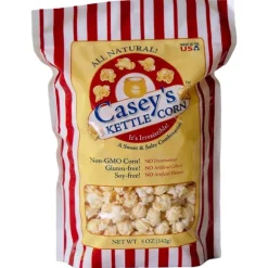 Casey's Kettle Corn Lighly Sweetened and Salted Popcorn 5 oz. Bagged (Pack of 10)