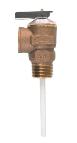 Cash Acme MNPT Bronze Temperature and Pressure Relief Valve FNPT