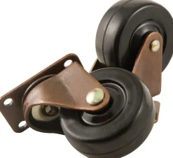 CASTER WHT W/PLATE 125LB