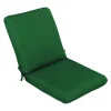 Casual Cushion Green Polyester Seating Cushion 4 in. H x 22 in. W x 44 in. L