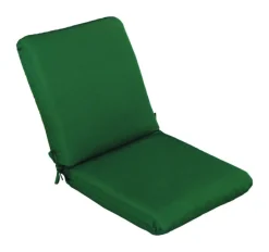 Casual Cushion Green Polyester Seating Cushion 4 in. H x 22 in. W x 44 in. L