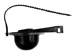 Cato Plastic Construction Black Toilet Tank Flapper 2-1/2 x 5-1/2 x 4 in.