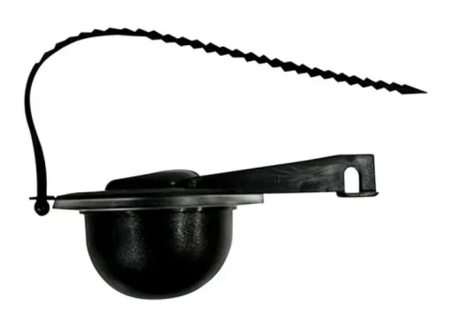 Cato Plastic Construction Black Toilet Tank Flapper 2-1/2 x 5-1/2 x 4 in.