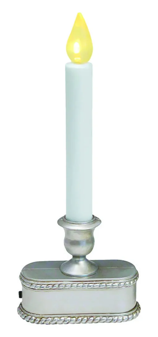 Celebrations Brushed Silver No Scent Auto Sensor Candle 2.64 oz