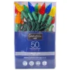 Celebrations LED C6 Multicolored 50 count Multi Function String Lights 16 ft.